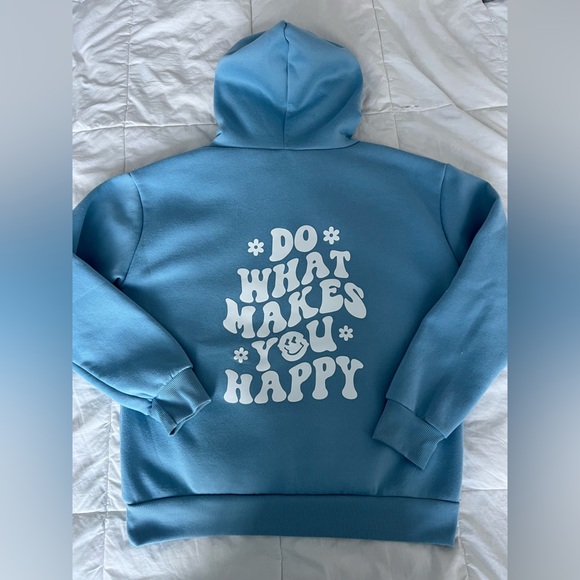 WOMENS BLUE SWEATSHIRT SIZE SMALL - Picture 1 of 5